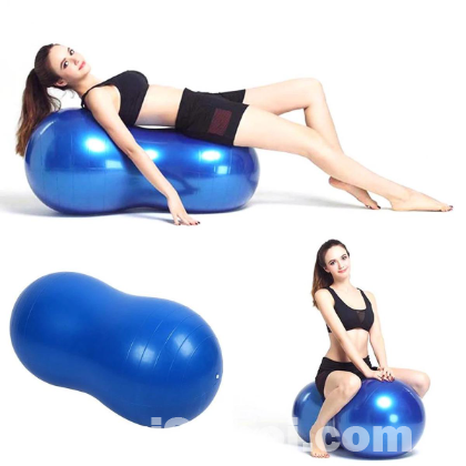Peanut Capsule Exercise Gymnastic Ball - Multi-color